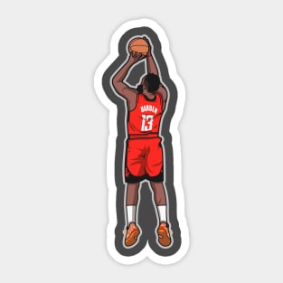 James harden Cartoon Style Sticker